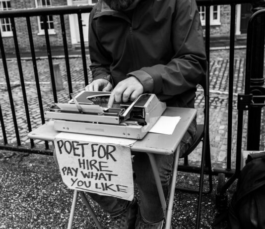 Worrying about doing a poetry reading at Barnes and Noble