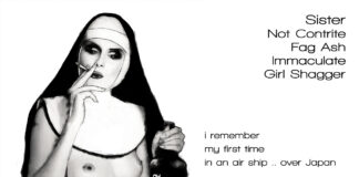 Sister Not Contrite Fag Ash Immaculate Girl Shagger
