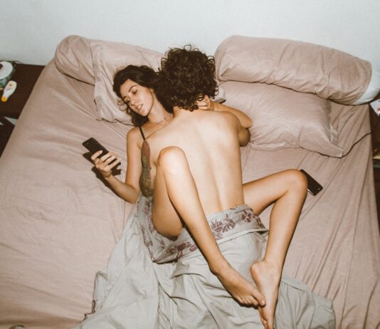 DIARY ENTRY OF AN IMPOTENT SEX POET Couple having sex and using smartphone